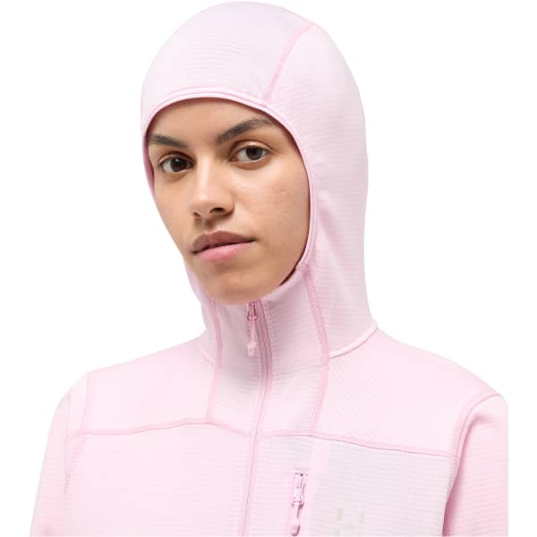 Veste polaire ski rando HAGLÖFS HAGLOFS L.I.M MID FAST HOOD FRESH PINK