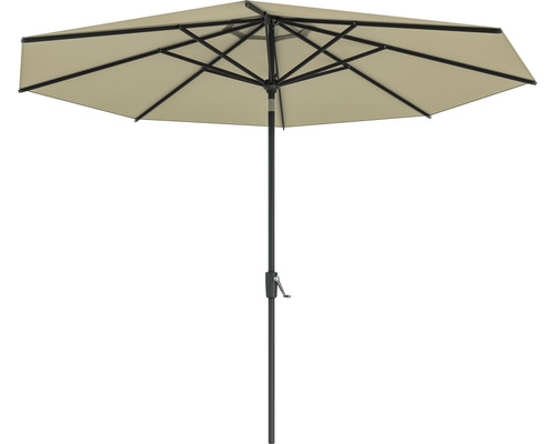 Cantilever parasol Sarry Soluna Ø 300 cm Polyester (PES) ecru