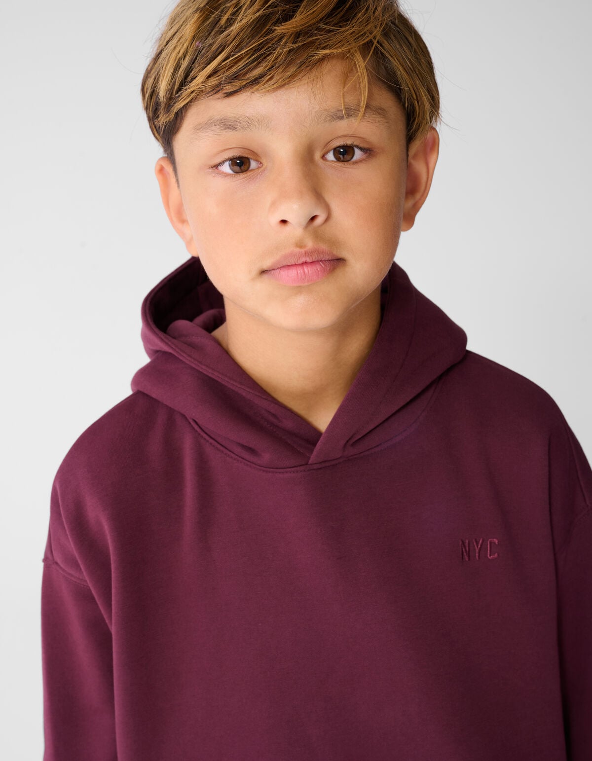 Chill Hoodie Donkerrood