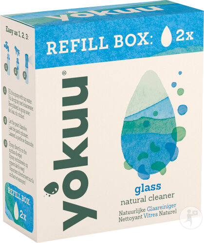 Yokuu Recharge De Nettoyant Pour Vitres 2 Perles