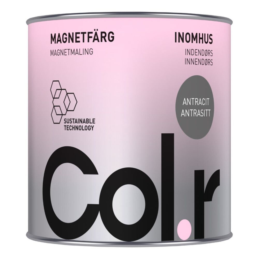 MAGNETMALING COL.R ANTRASITT 0,5L