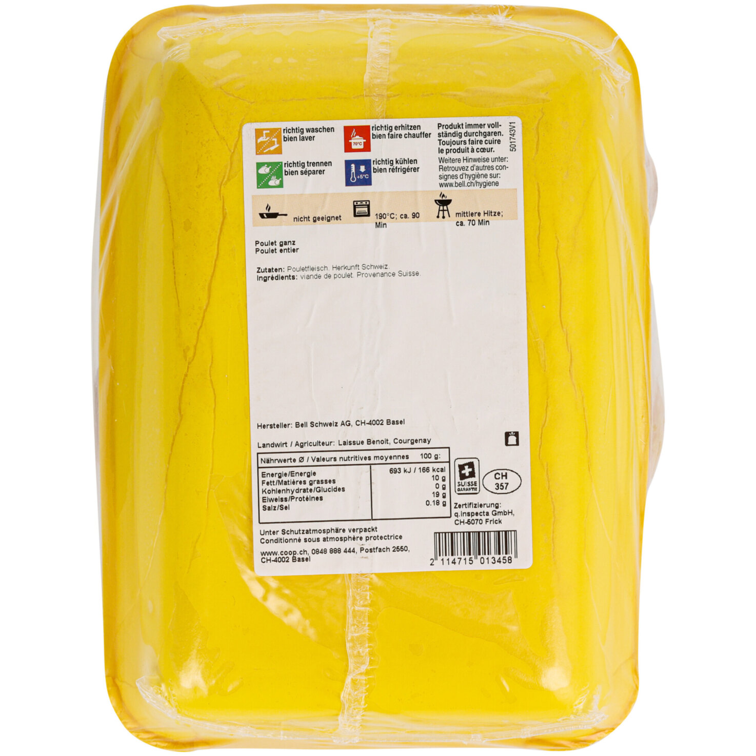 Prix Garantie Poulet ca. 1.55kg