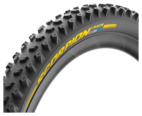 Pneu VTT DH Pirelli Scorpion Race DH S 29'' Noir/Jaune