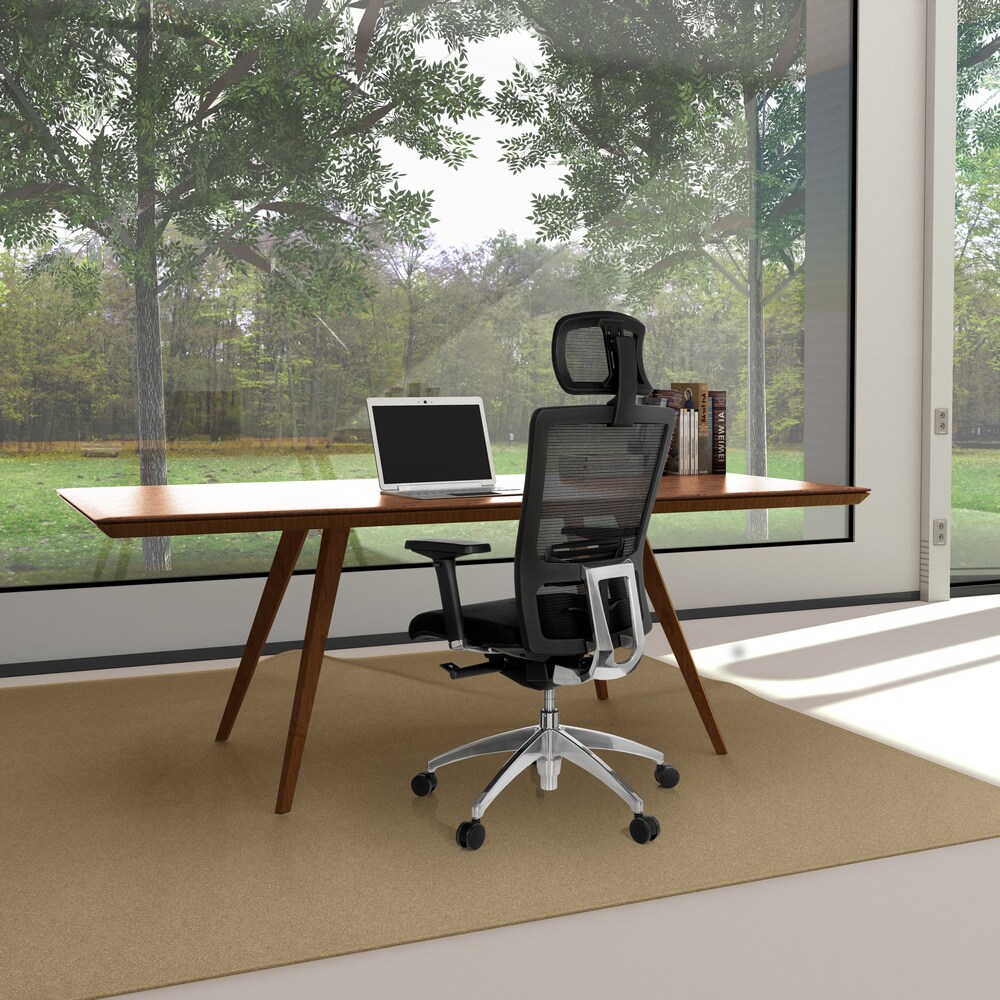 Profi Bürostuhl ASTRA LUX Stoff/Netzstoff mit Armlehnen (höhenverstellbar) hjh OFFICE