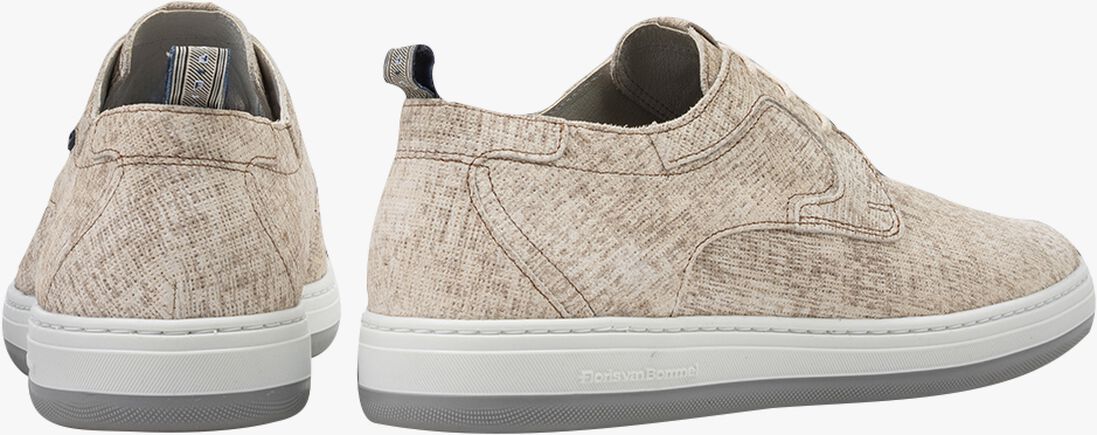 beige floris van bommel nette schoenen sfm-30309 de dijker