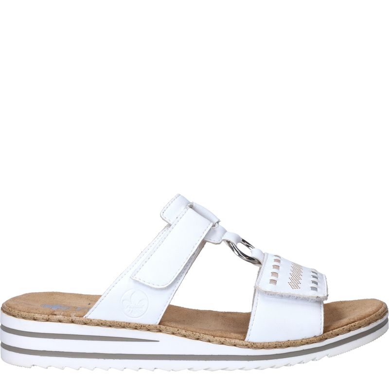 Rieker Slippers Wit Dames