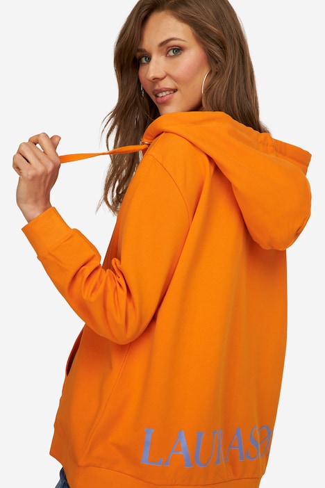 Hoodie, Buchstaben-Print, Kapuze, Langarm, OEKO-TEX