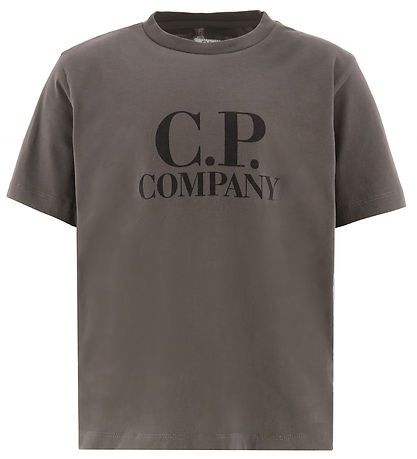 C.P. Company T-Shirt - M Wüstengrau m. Schwarz