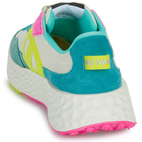 No Name - CARTER JOGGER W - Blanc / Bleu / Jaune