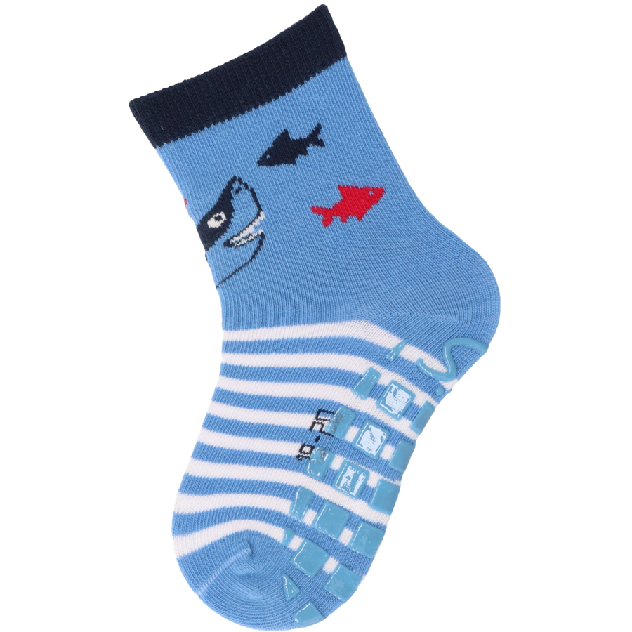 Sterntaler ABS-Socken DP HaiFische samtblau