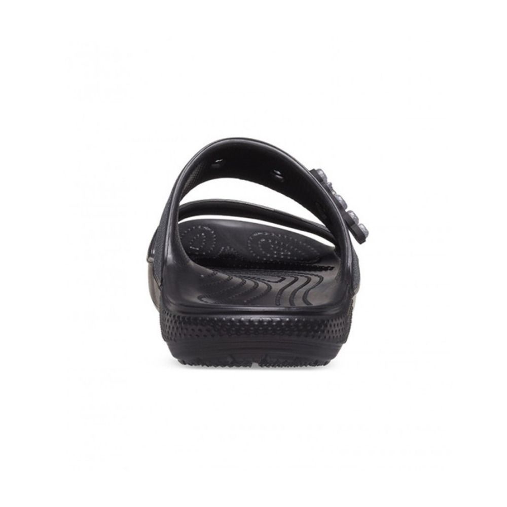 Crocs CLASSIC CROC GLITTER II - Sandales Femme black