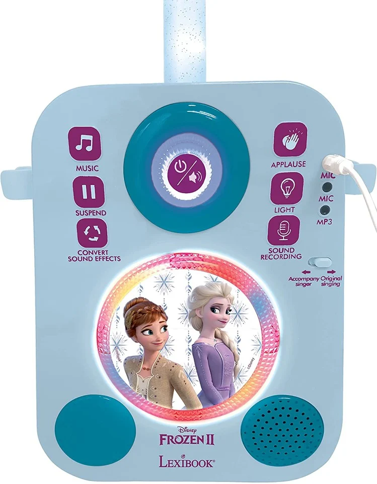 Lexibook - Disney Frost - Karaoke m. To Mikrofoner