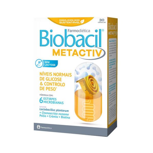 Farmodietica Biobacil Metactiv 30 Cápsulas
