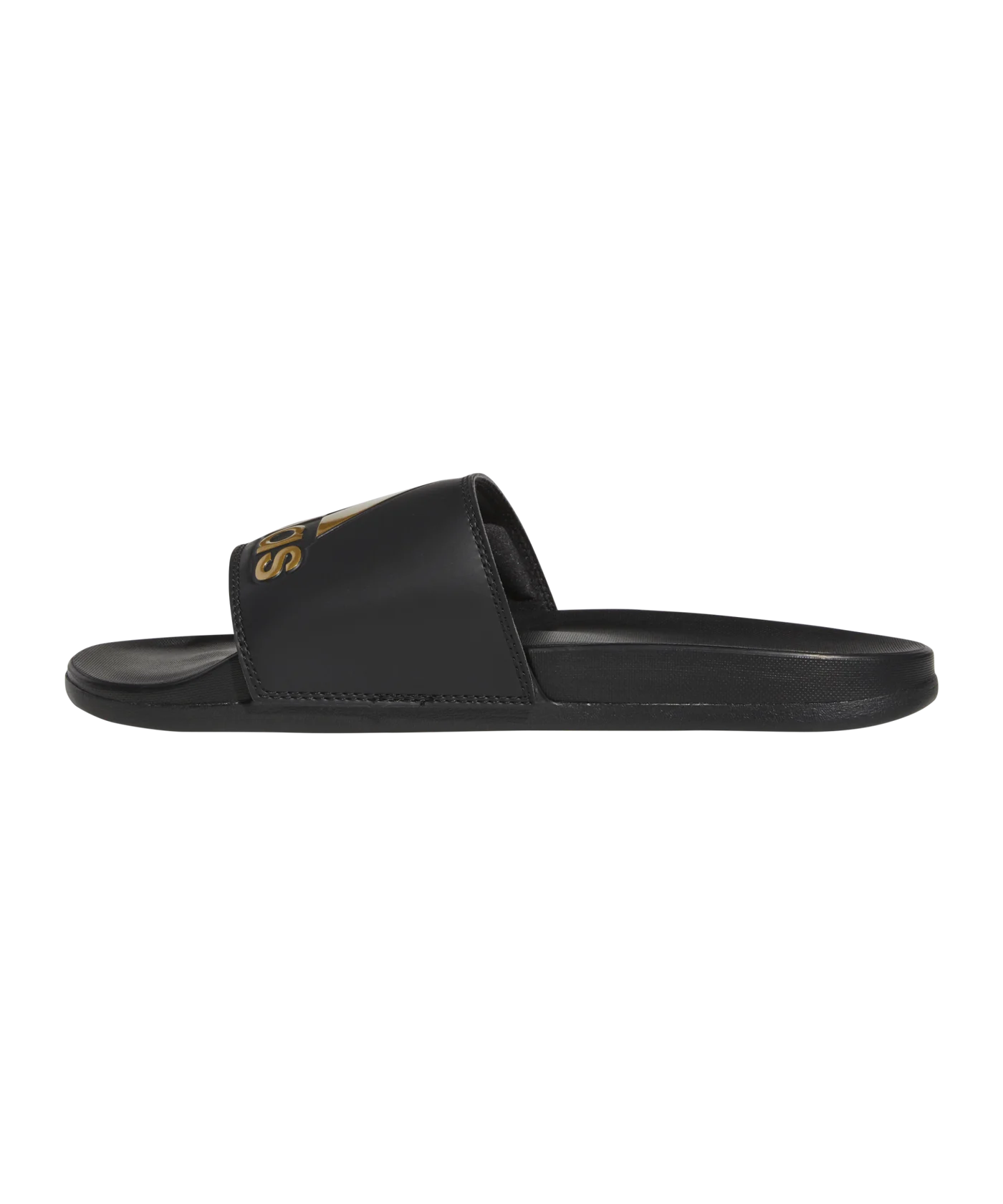adidas Adilette Comfort Badelatsche Schwarz Gold