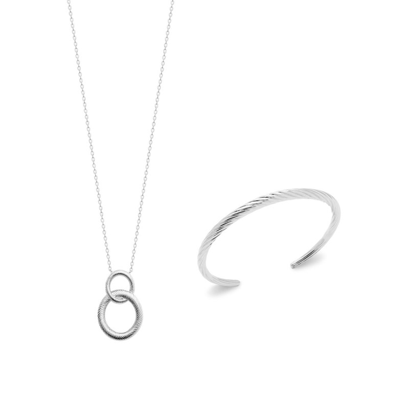 Collier Femme - Argent 925 - Longueur : 45 cm