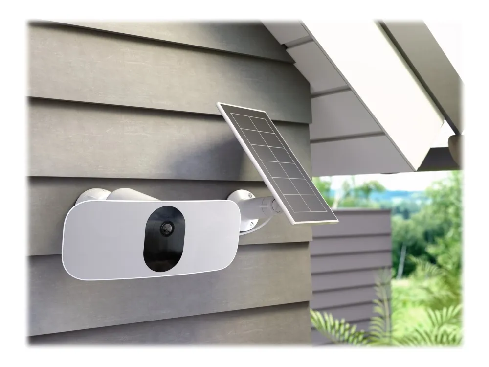 Arlo Pro 3 Floodlight Camera - Netværksovervågningskamera - indendørs, udendørs - vejrbestandig - farve (Dag/nat) - 4 MP - 2560 x 1440 - audio - trådløs - WiFi - H.265, H.264