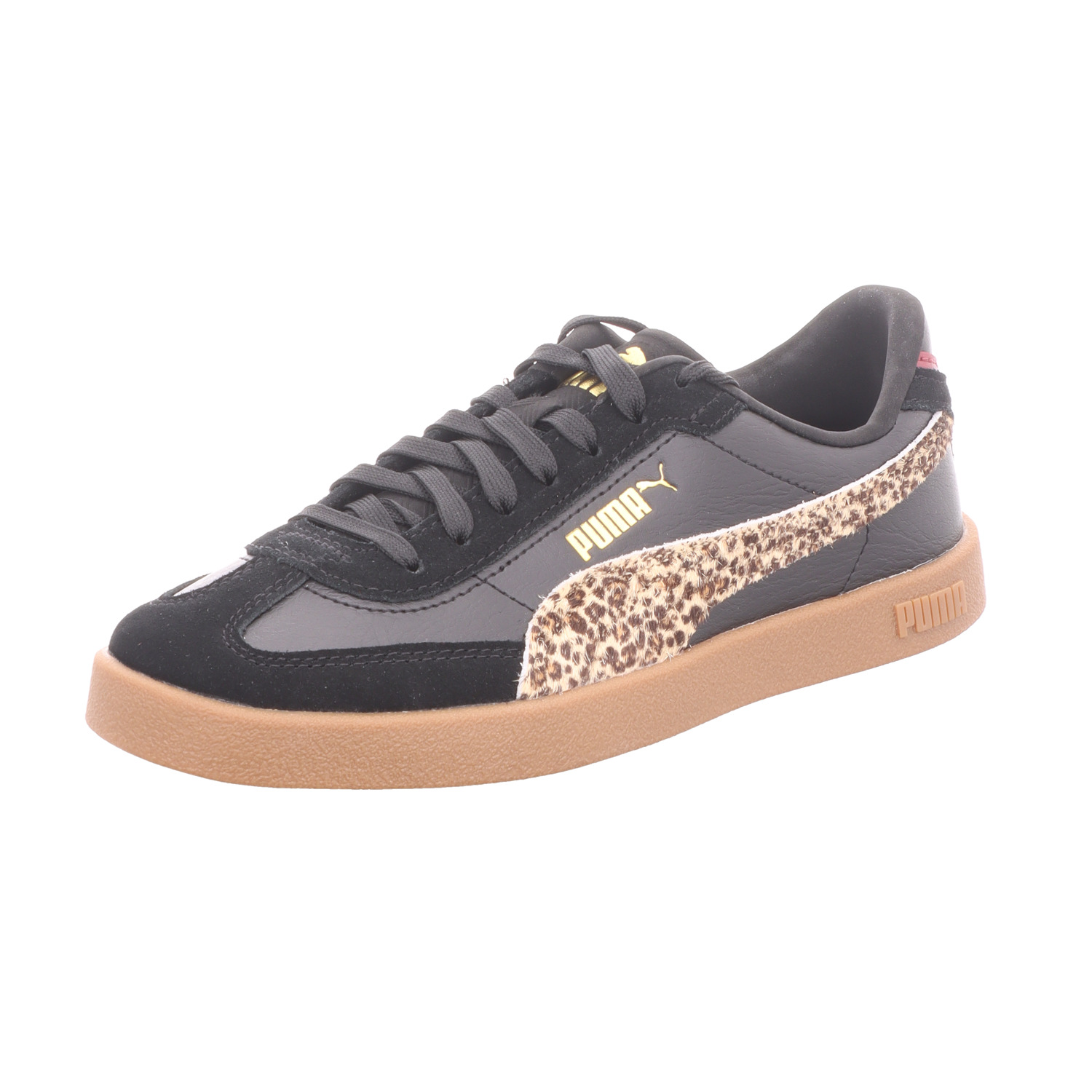 Puma Damen-Sneaker CLUB II ERA ANIMAL Black-Toasted-Almond Schwarz-Braun
