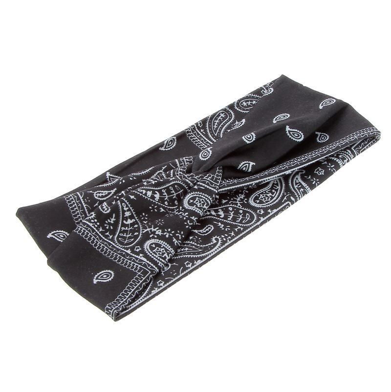 Bandeau façon bandana Noir