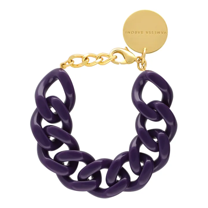 Vanessa Baroni Bracelet Flat Chain | Violet