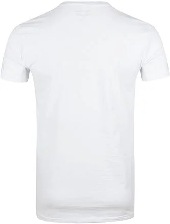 PME Legend Basic T-shirt 2-Pack O-Hals Wit PUW00220 kopen