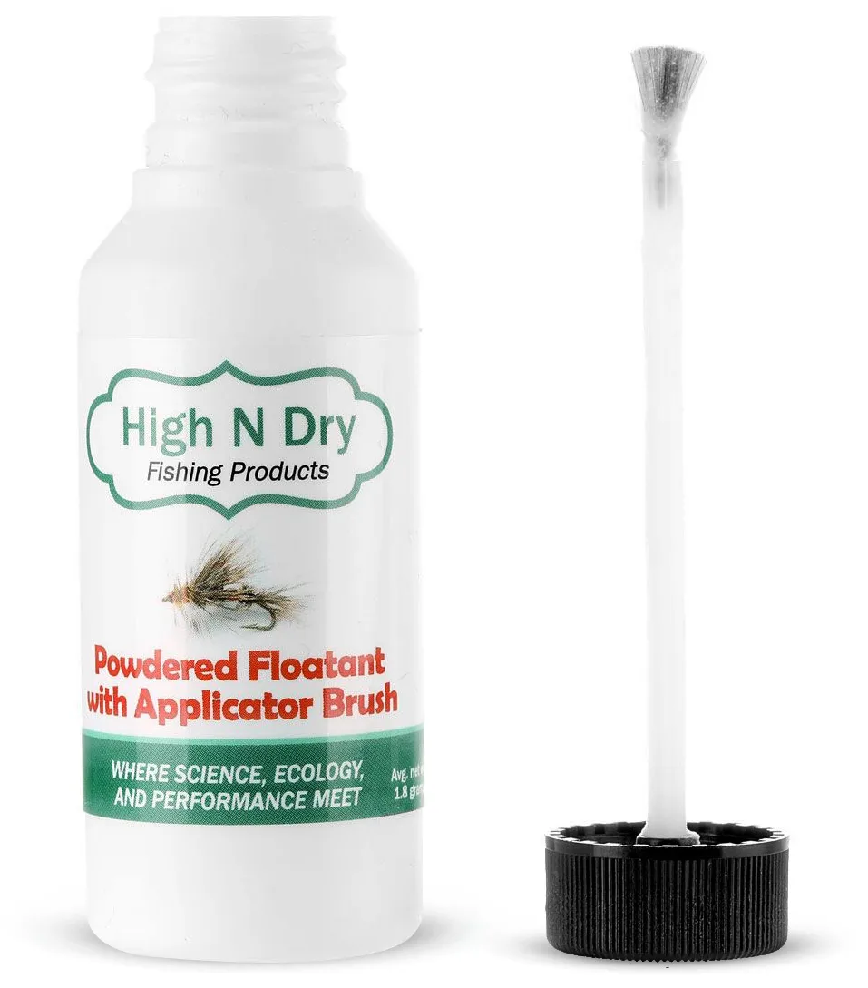 High N Dry High N Dry Powdered Floatant With Brush Pulver Impregnering For Tørrfluer