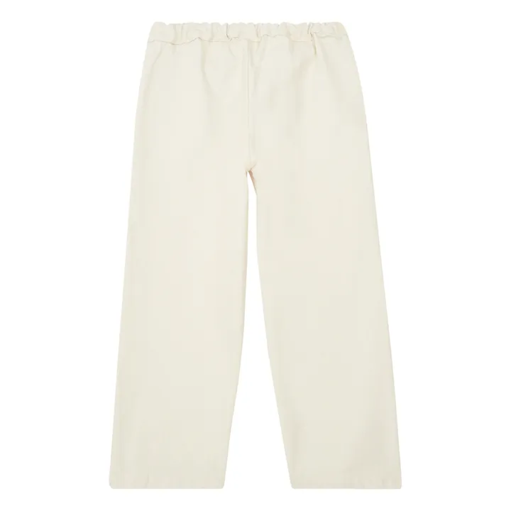 Poudre Organic Pantalon Denim Coton Bio Pomelos | Ecru