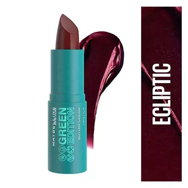 Batom Maybelline Green Edition Butter Cream nº 01 Ecliptic