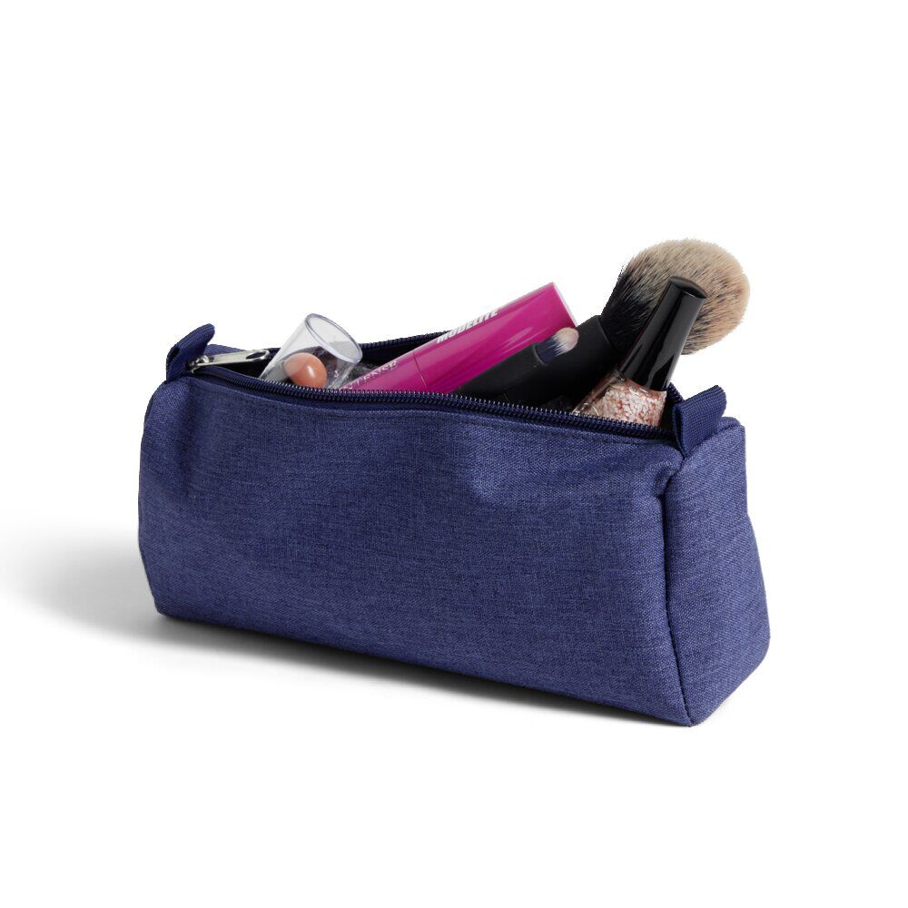 Trousse de voyage polyester L21x9xH6cm - 3 coloris