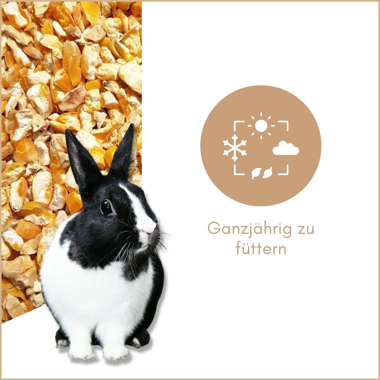 Supravit Maisbruch I getrockneter Mais I geschroteter Mais als Einzelfutter oder Mischfutter I hochverdaulicher Bruchmais als Vogelfutter, Hühnerfutter oder für Kaninchen & Pferde 25 kg