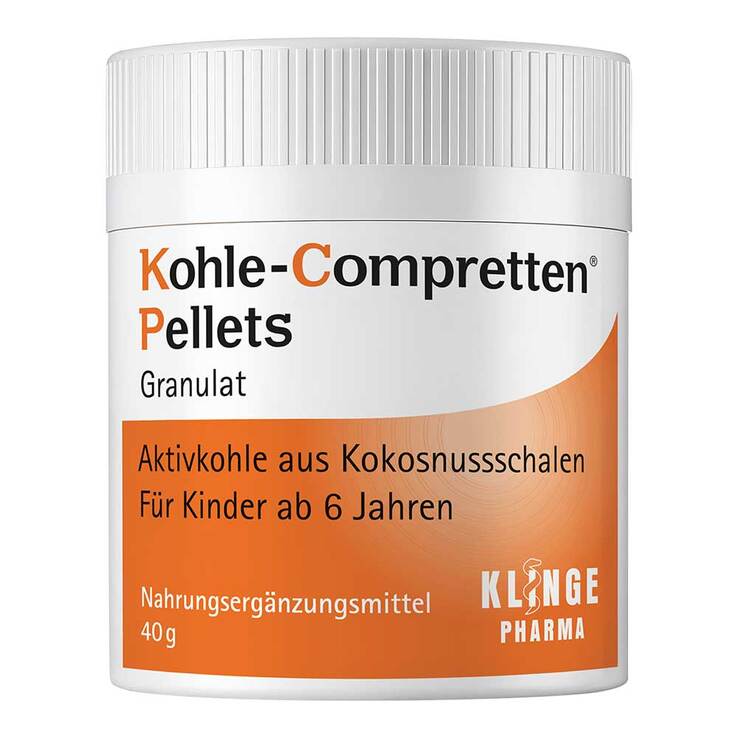 Kohle Compretten Pellets Granulat, 40 g