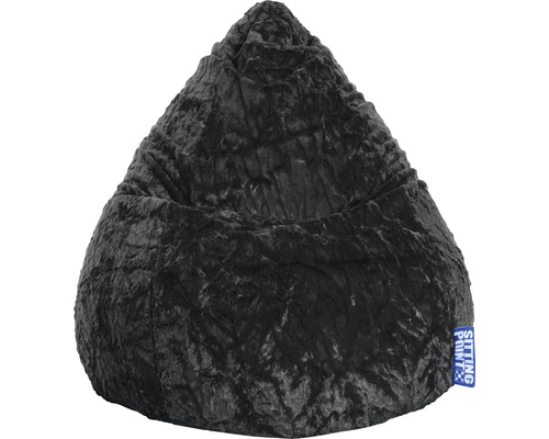 Zitzak Zitpunt Fluffy L ca. 120 liter zwart 70x90 cm