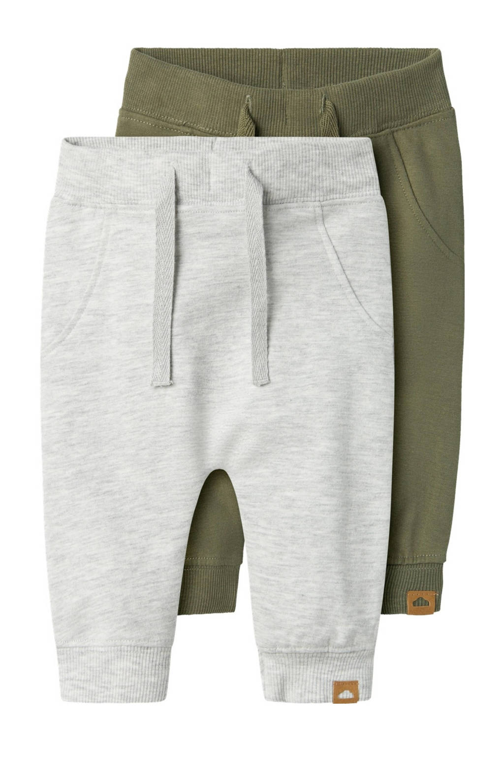 NAME IT babybroek NBNTAKKI - (set van 2) oudroze/lichtbruin