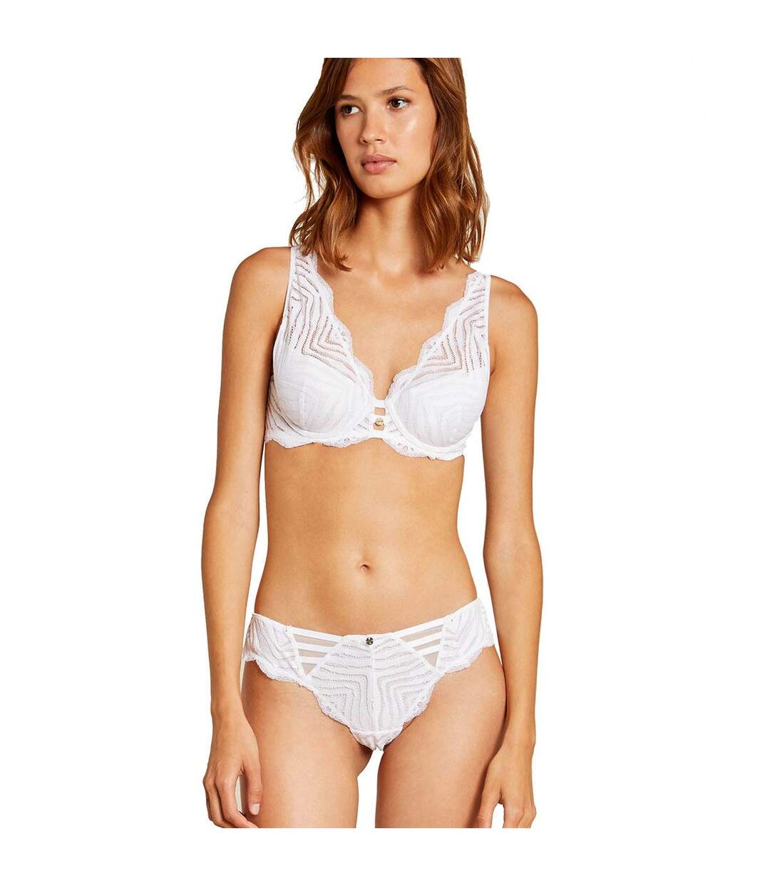 Soutien-gorge ampliforme coque moulée blanc Marianne