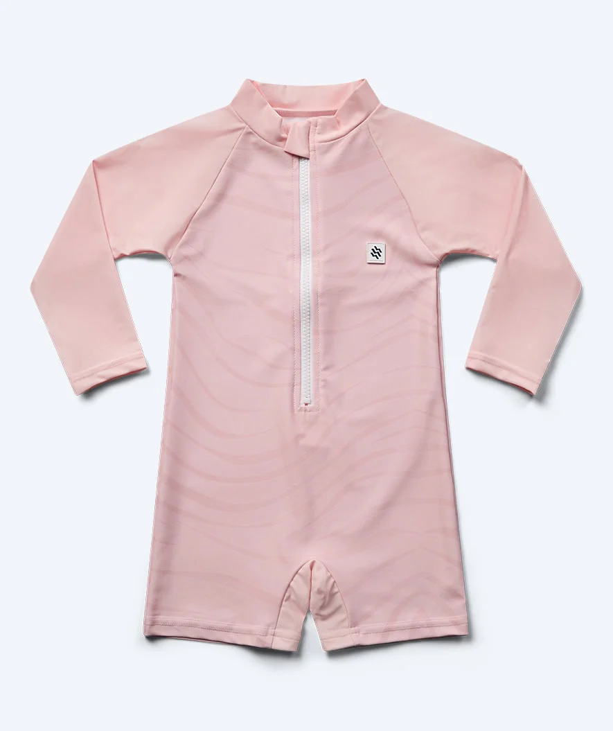 Watery UV-dragt til børn - Fjord Langærmet Rashguard - Pink
