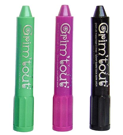 Grim Tout Kinderschminke - 3er-Pack - Hexe