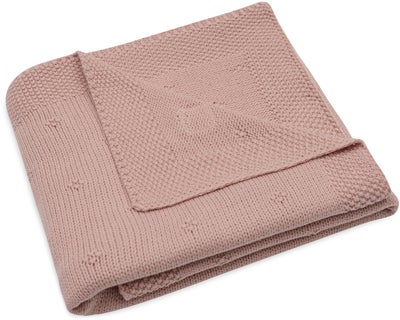 Jollein Strikket Teppe Cozy, Wild Rose