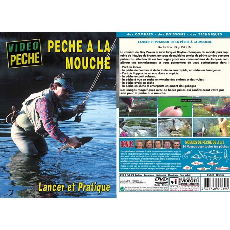 Dvd - Peche À La Mouche Avec Jacques Boyko