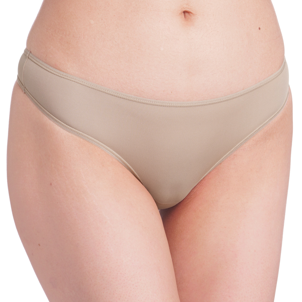 Gina Benotti 2 Damen Strings aus Mikrofaser beige