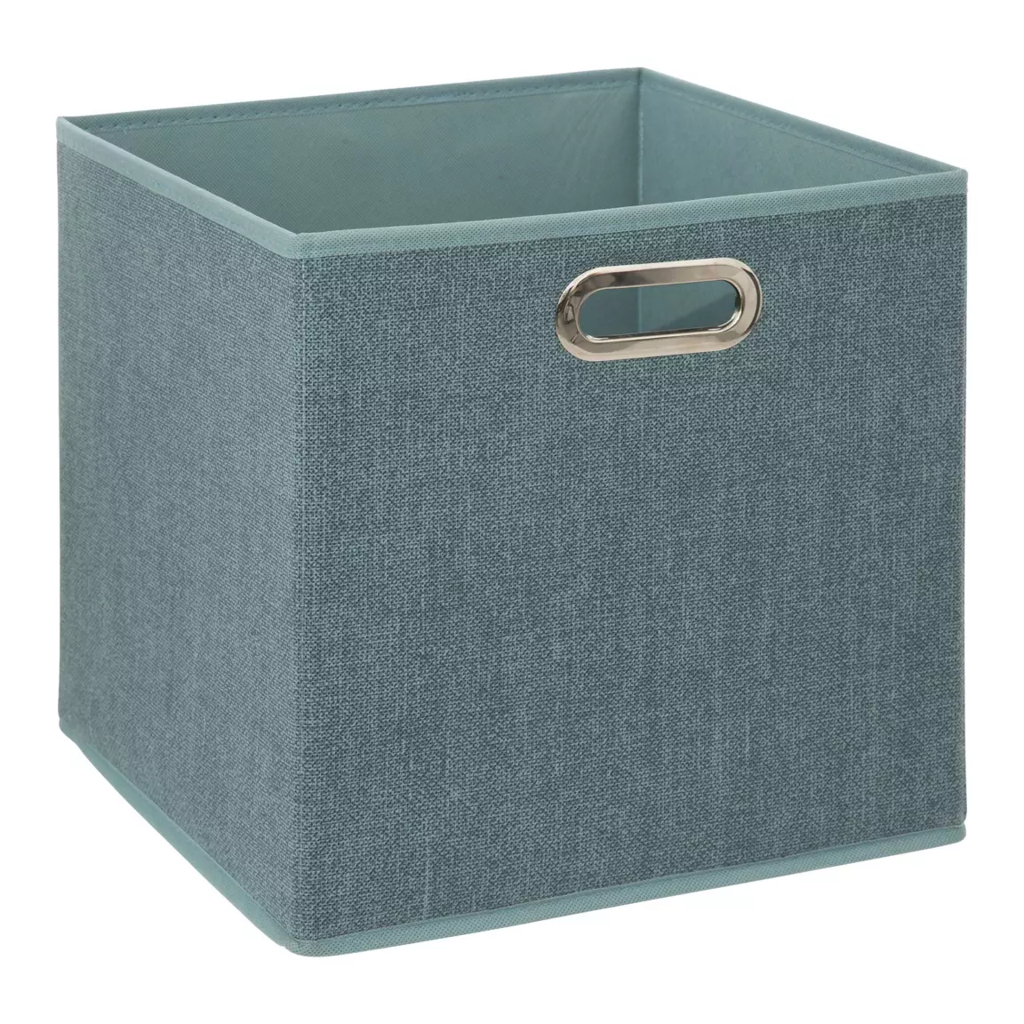 Panier de rangement (31 x 31 cm) Helena Bleu pétrole chiné
