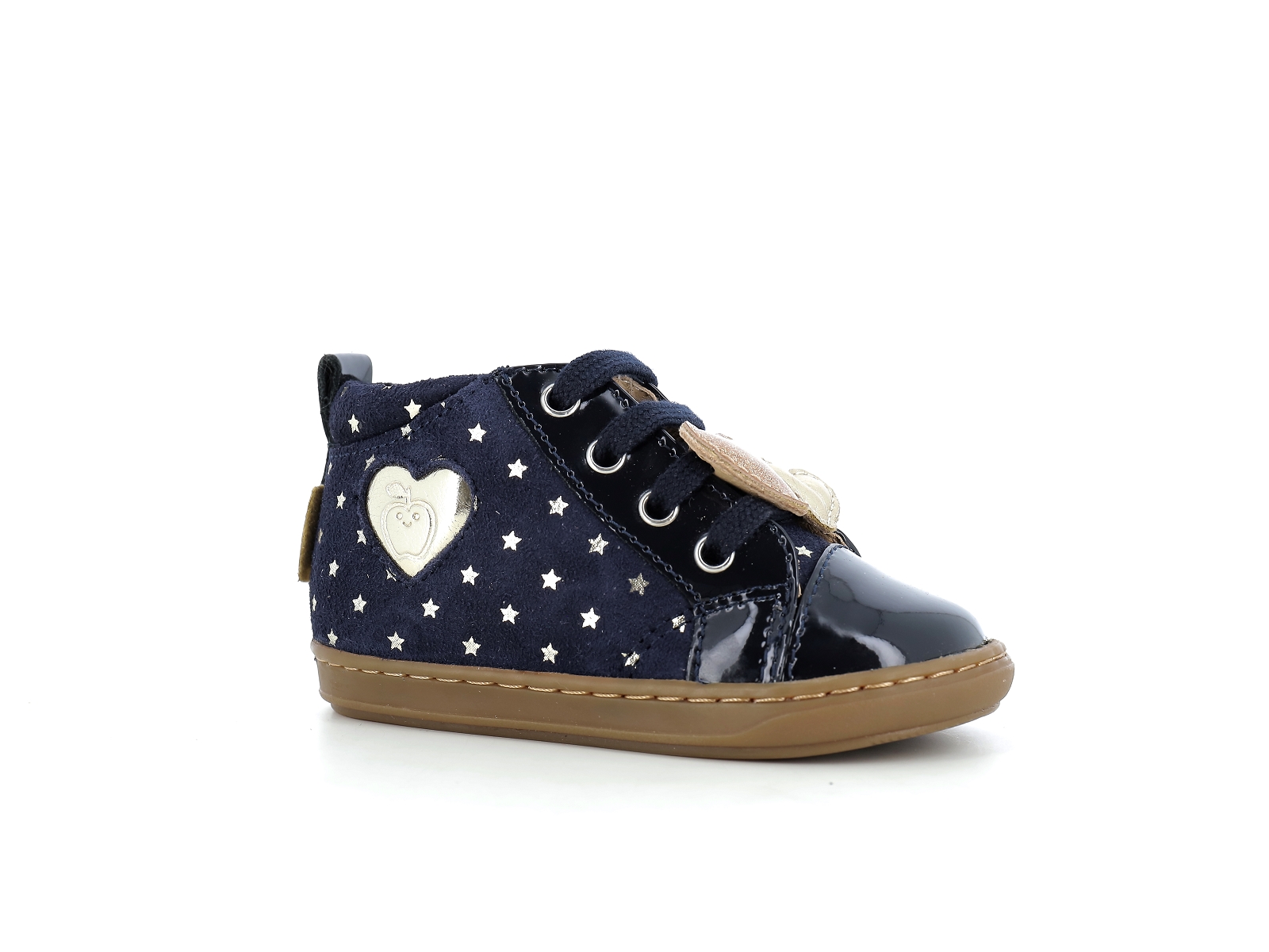 Shoopom-BOUBA HEART Cuir Marine