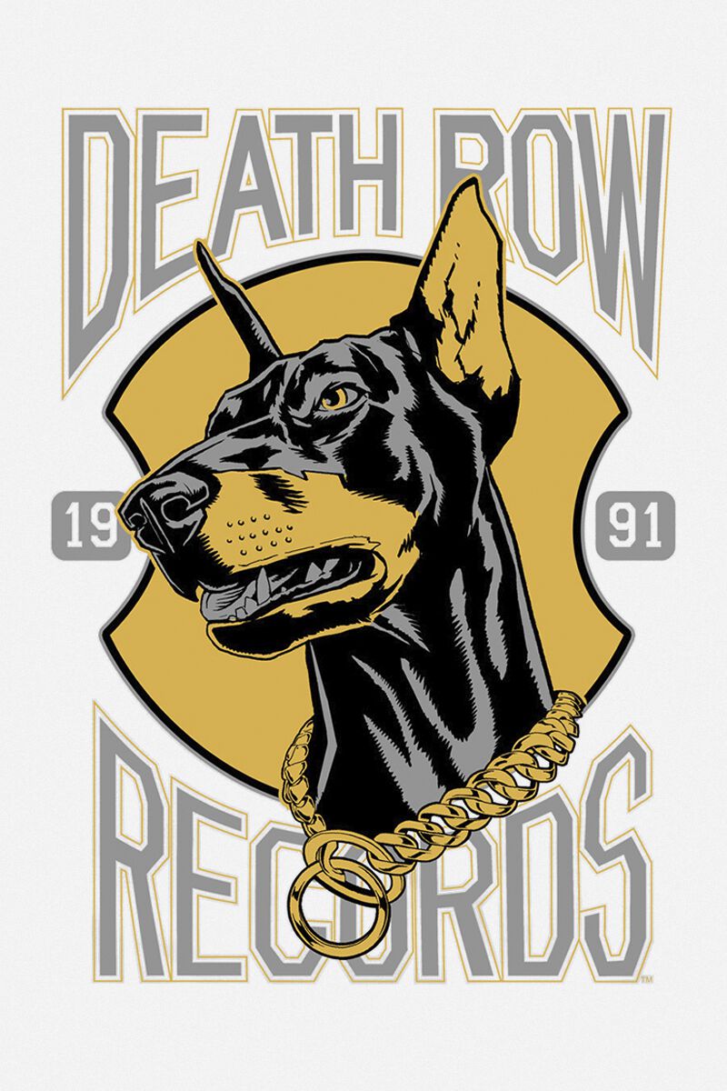 Dog Logo | Death Row Records T-Shirt Manches courtes