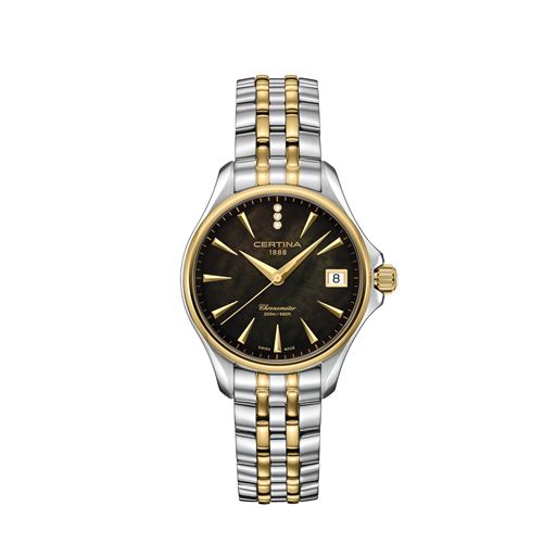 Certina DS Action Lady Diamonds C032.051.22.126.01 Dameur, Bicolor, 34 mm