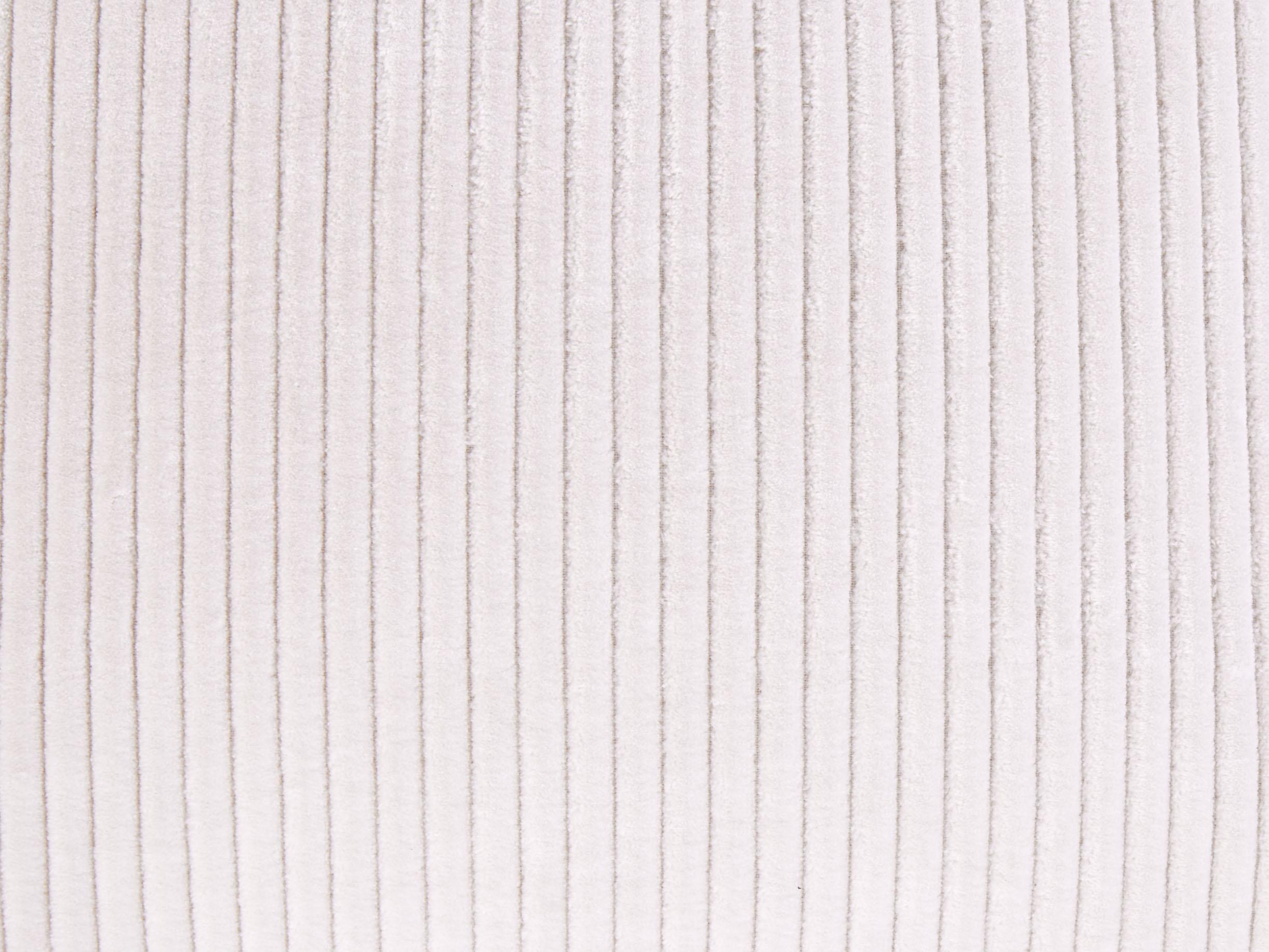 Poef ALLOZAI Fluweel Lichtbeige