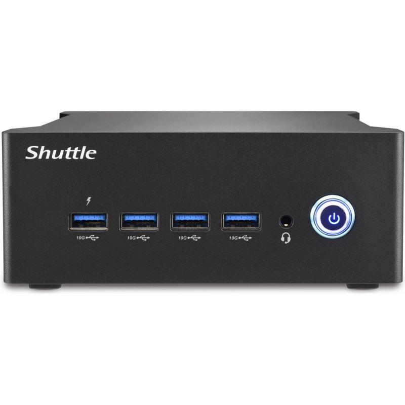 Shuttle Nano PC NT10H5, Intel Core Ultra 5 125H, Intel Arc graphics, 2xHDMI, 2xUSB 4.0 (DP), 2x2.5Gbit LAN, VESA, 24/7