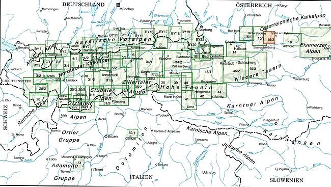 ALPENVEREIN - 15 3 TOTES GEBIRGE EST 1 25 000
