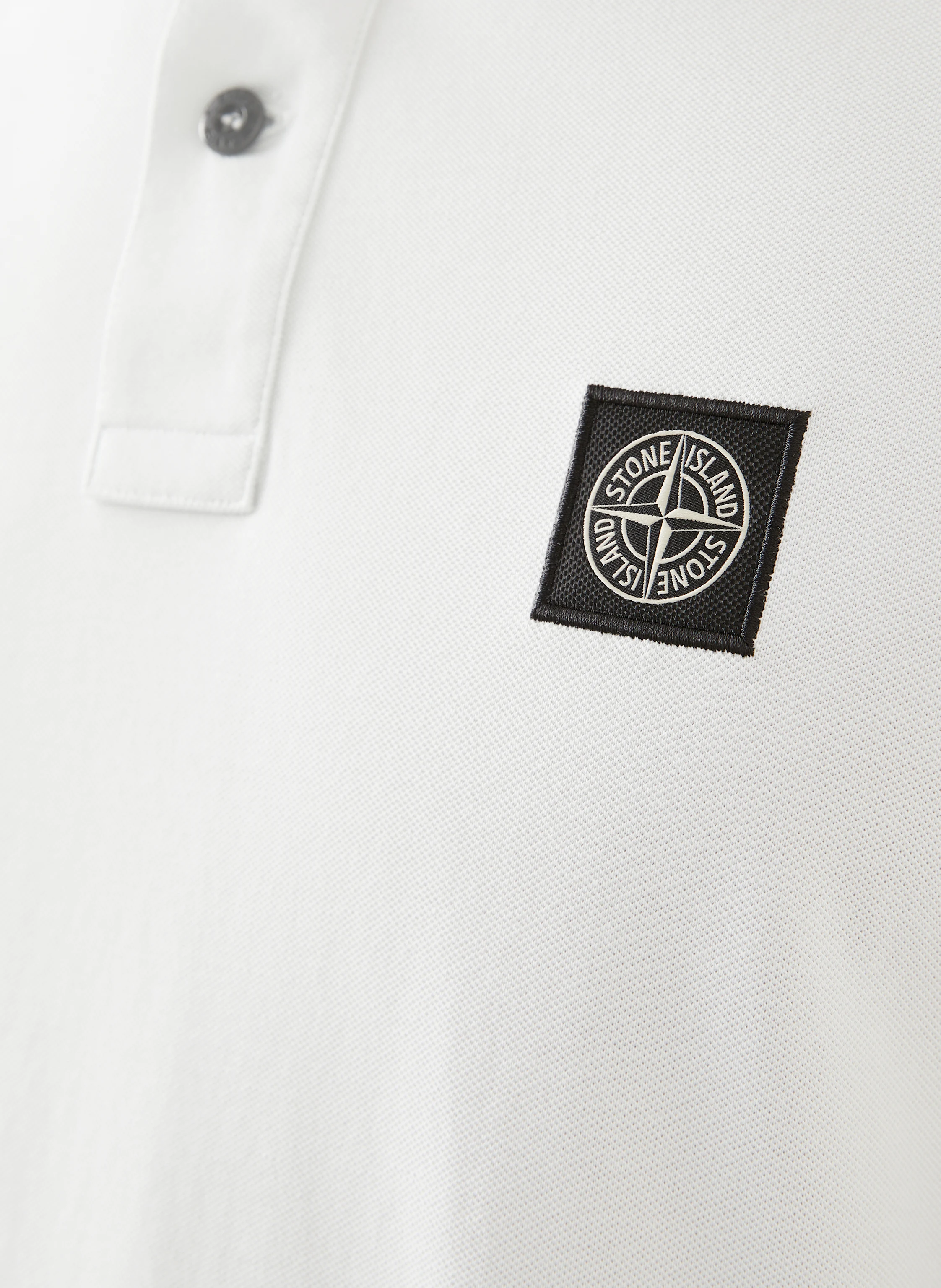 STONE ISLAND Piqué-Poloshirt Slim Fit
