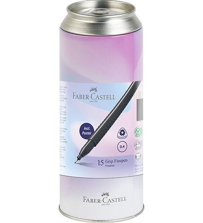 Faber-Castell Filzstifte - Grip Feiner Stift - 15 st. - Multi/Pa