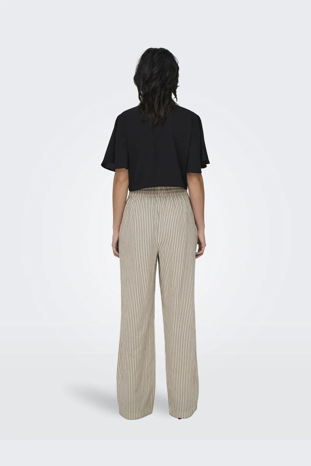 Only Onltide Linen Bl Stripe Pull-Up
