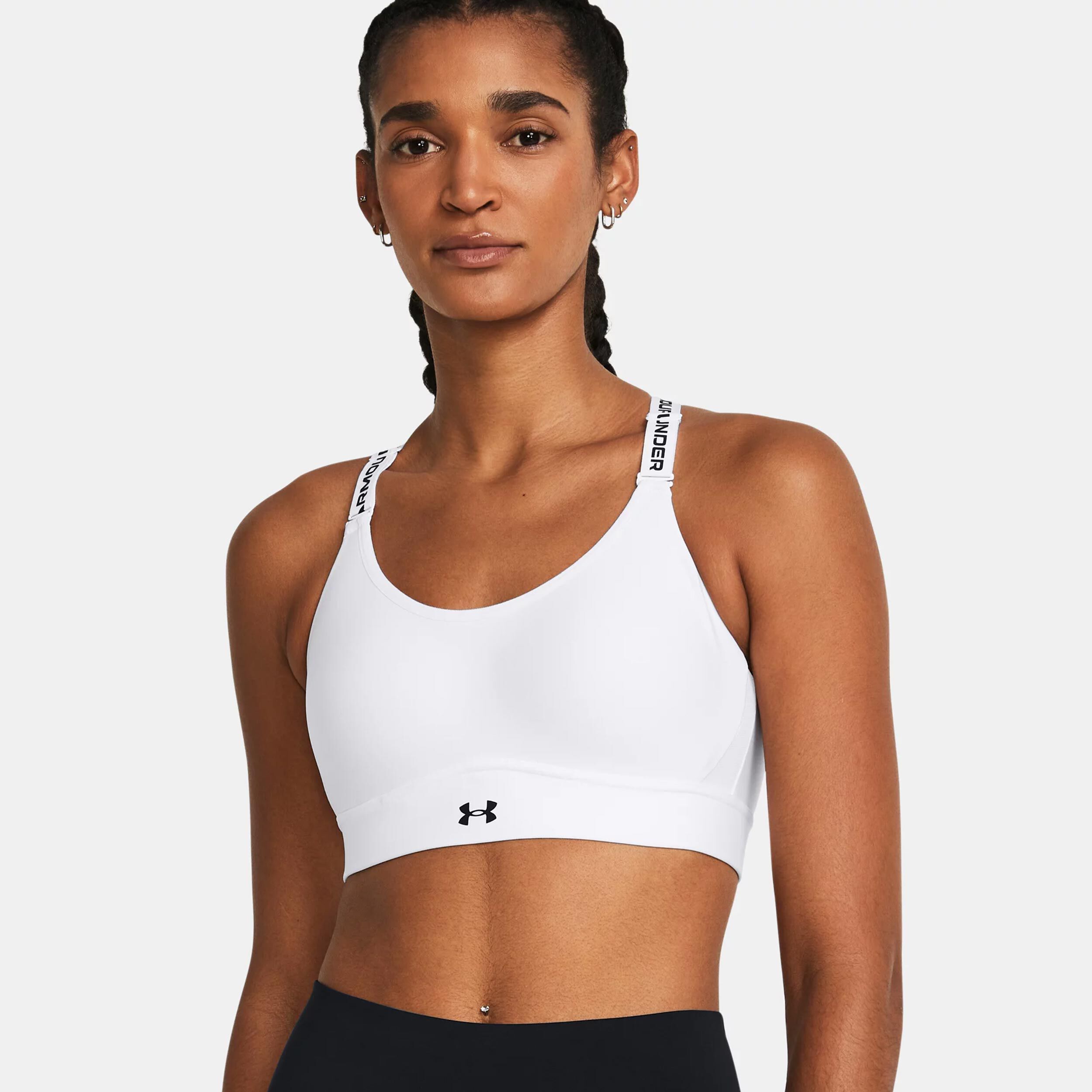 Under Armour Infinity Mid 2.0 Soutien-gorge Sport Femmes - Blanc