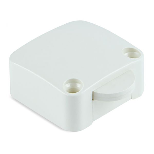 Emuca Interruptor Porta de Roupeiro, Plástico, Branco, 10 Ud. - 5070915